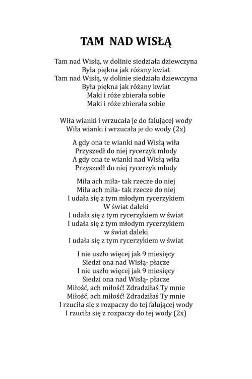 TAM NAD WISŁĄ - WIŁA WIANKI