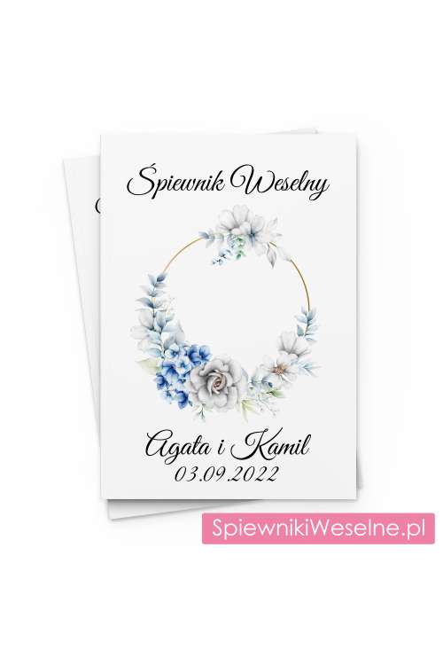 OKŁADKA NA ŚPIEWNIK WESELNY