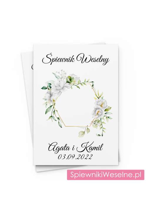 OKŁADKA NA ŚPIEWNIK WESELNY